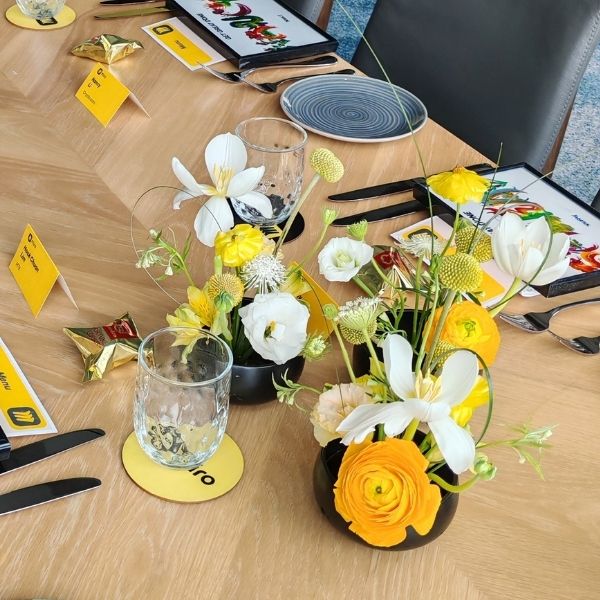 Miro corporate event floristry Fleuriste Singapore