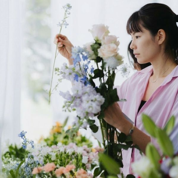 WSQ floristry class at Fleuriste, Singapore