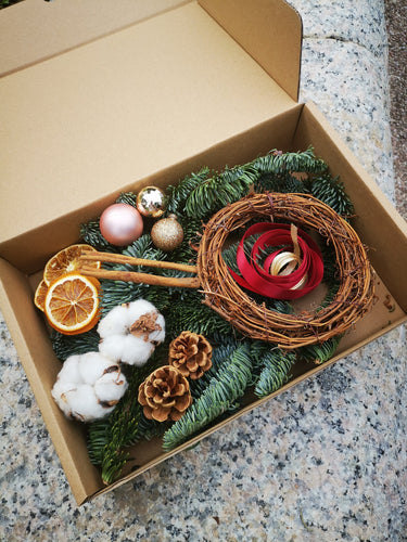 Online Christmas Wreath Workshop with Christmas Wreath Kit